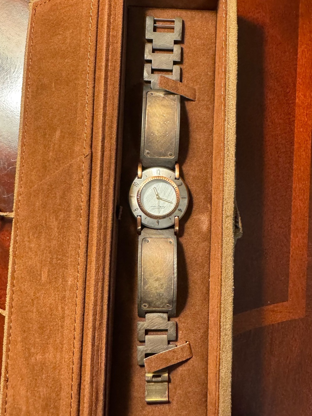 Brown Wood-Tone Men's Bracelet Watch - WatchCraft